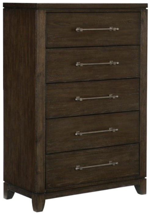 Griggs Chest in Dark Brown 1669-9 - Home Discount Furniture - NJ-linden