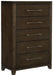 Griggs Chest in Dark Brown 1669-9 - Home Discount Furniture - NJ-linden