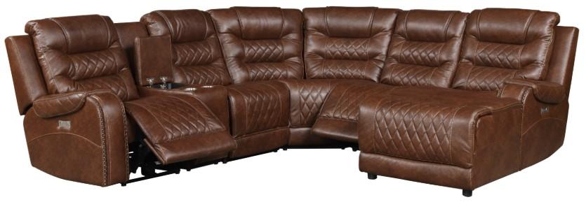 Putnam Corner Seat in Brown 9405BR-CR - Home Discount Furniture - NJ-linden