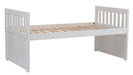 Galen Twin/Twin Trundle Bed with Storage in White B2053PRW-1* - Home Discount Furniture - NJ-linden