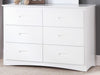 Galen 6 Drawer Dresser in White B2053W-5 - Home Discount Furniture - NJ-linden