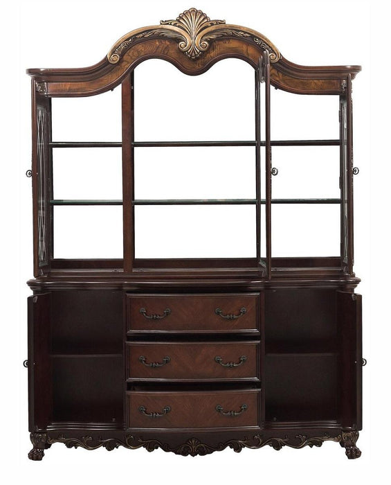Deryn Park Buffet and Hutch in Dark Cherry 2243-50* - Home Discount Furniture - NJ-linden