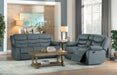 Discus Double Reclining Sofa in Gray 9526GY-3 - Home Discount Furniture - NJ-linden