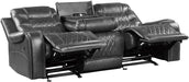 Putnam Power Double Reclining Sofa with Drop-Down in Gray 9405GY-3PW - Home Discount Furniture - NJ-linden