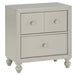 Wellsummer 2 Drawer Nightstand in Gray 1803GY-4 - Home Discount Furniture - NJ-linden