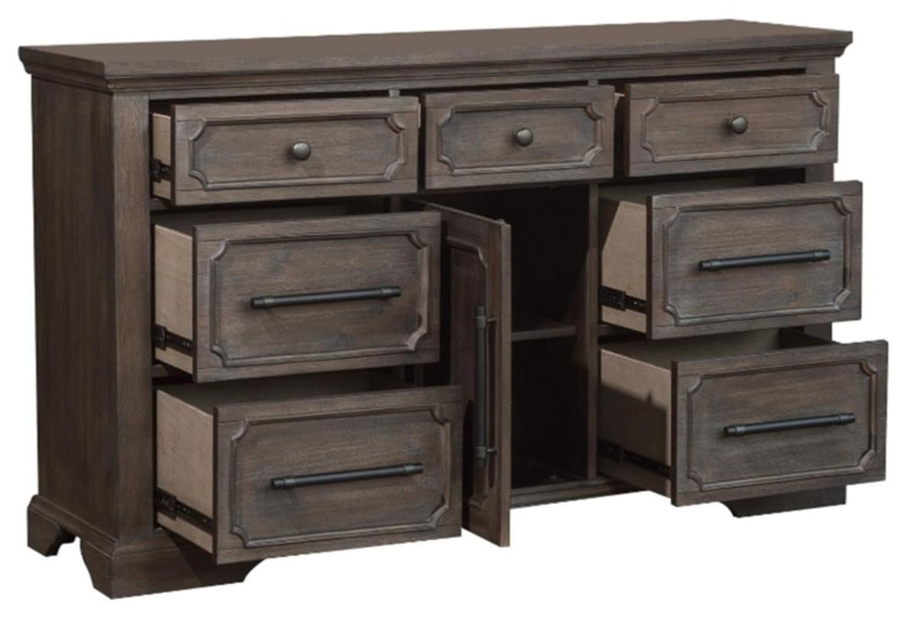 Taulon Dresser in Dark Oak 5438-5 - Home Discount Furniture - NJ-linden
