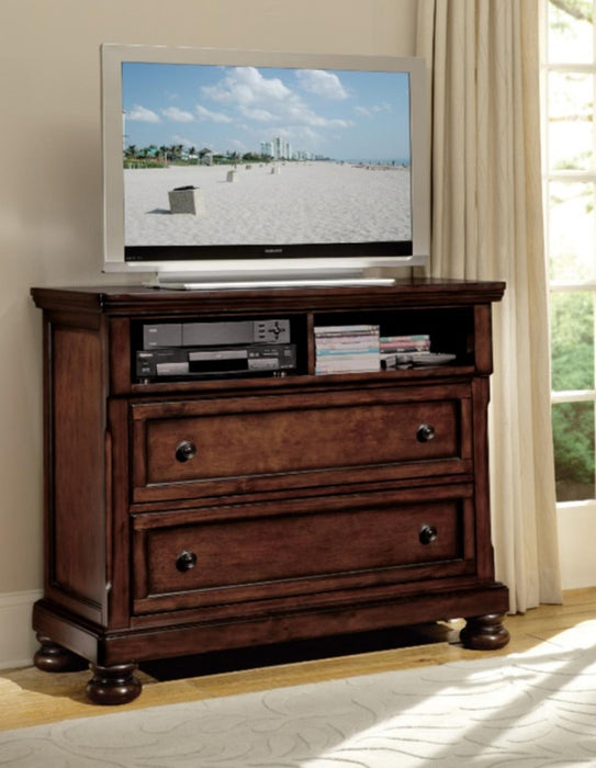 Cumberland TV Chest in Brown Cherry 2159-11 - Home Discount Furniture - NJ-linden