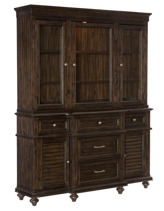 Cardano Buffet & Hutch in Charcoal 1689-50* - Home Discount Furniture - NJ-linden