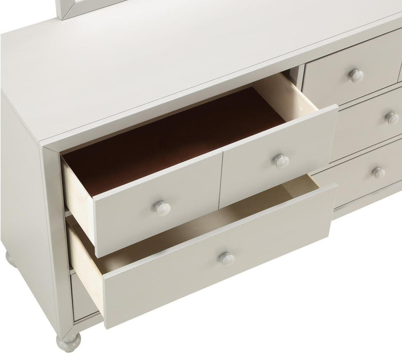 Wellsummer 6 Drawer Dresser in Gray 1803GY-5 - Home Discount Furniture - NJ-linden
