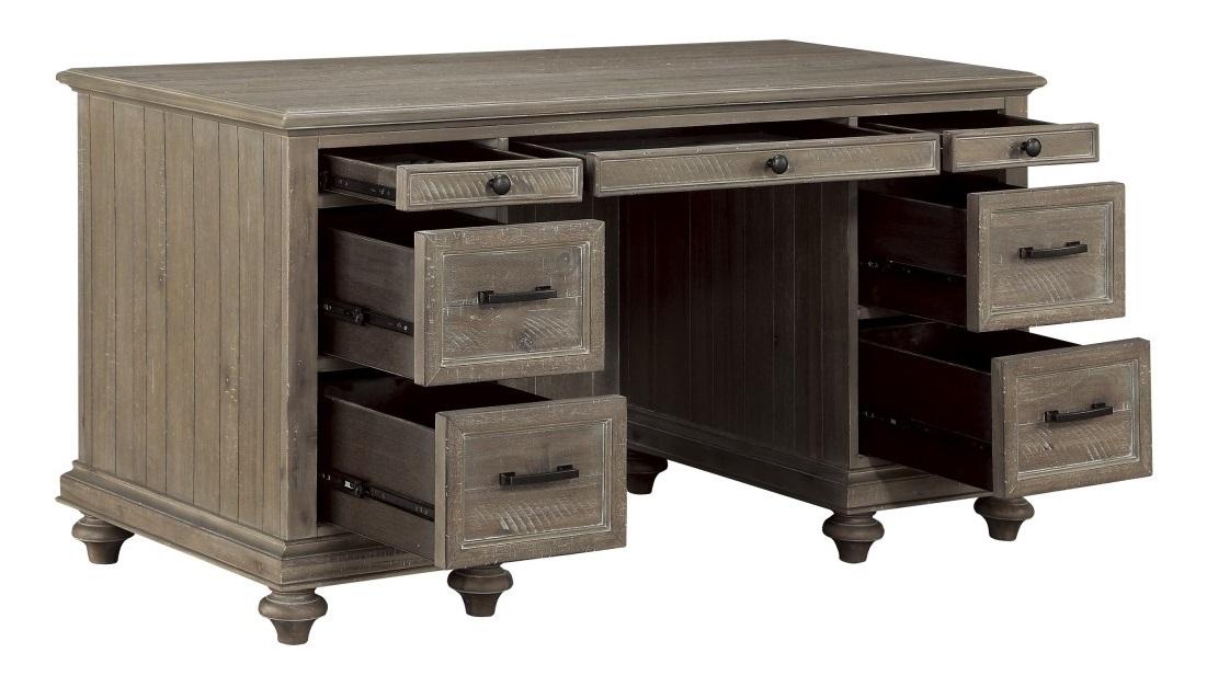 Cardano Executive Desk in Brown 1689BR-17 - Home Discount Furniture - NJ-linden
