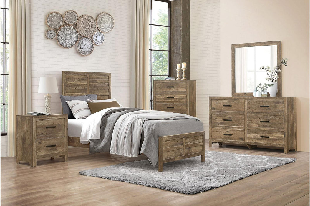 Mandan 5 Drawer Chest in Weathered Pine 1910-9 - Home Discount Furniture - NJ-linden