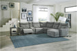 Tesoro Right Side Chaise in Dark Gray 9509DG-5R - Home Discount Furniture - NJ-linden