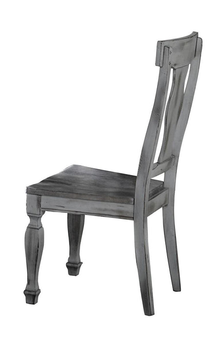 Fulbright Side Chair in Gray (Set of 2) - Home Discount Furniture - NJ-linden
