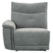 Tesoro Power Left Side Reclining Chair in Dark Gray 9509DG-LRPWH image