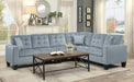Lantana 2-Piece Reversible Sectional in Gray 9957GY*SC - Home Discount Furniture - NJ-linden