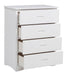 Galen 4 Drawer Chest in White B2053W-9 - Home Discount Furniture - NJ-linden