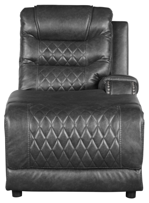 Putnam Power Right Side Reclining Chaise with USB Port in Gray 9405GY-RCPW - Home Discount Furniture - NJ-linden