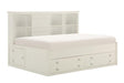 Meghan Twin Lounge Storage Bed in White 2058WHPRT-1* - Home Discount Furniture - NJ-linden