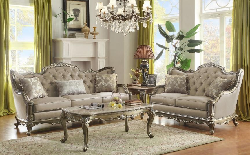 Florentina Sofa in Taupe 8412-3 - Home Discount Furniture - NJ-linden