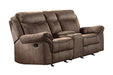 Aram Double Glider Reclining Loveseat in Dark Brown 8206NF-2 - Home Discount Furniture - NJ-linden