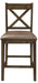 Levittown Counter Height Chair in Brown (Set of 2) 5757-24 - Home Discount Furniture - NJ-linden