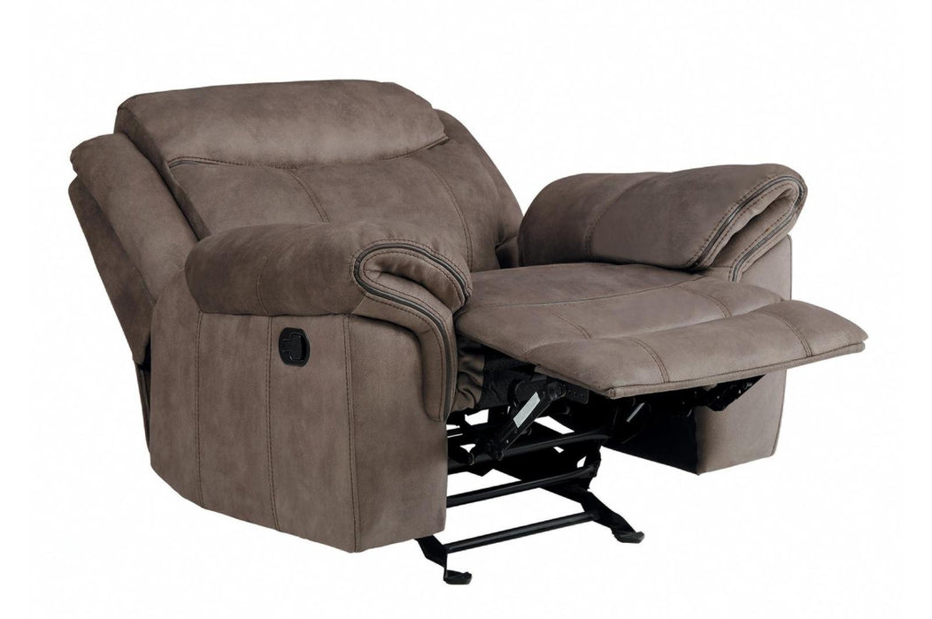Aram Glider Reclining Chair in Dark Brown 8206NF-1 - Home Discount Furniture - NJ-linden