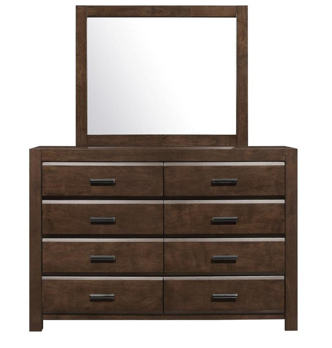 Erwan Mirror in Dark Walnut 1961-6 - Home Discount Furniture - NJ-linden
