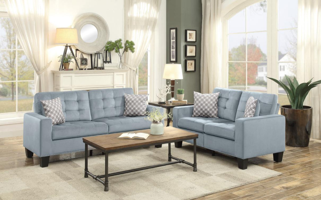 Lantana Loveseat in Gray 9957GY-2 - Home Discount Furniture - NJ-linden