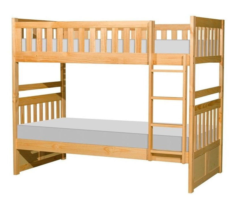 Bartly Twin/Twin Bunk Bed in Natural B2043-1* - Home Discount Furniture - NJ-linden