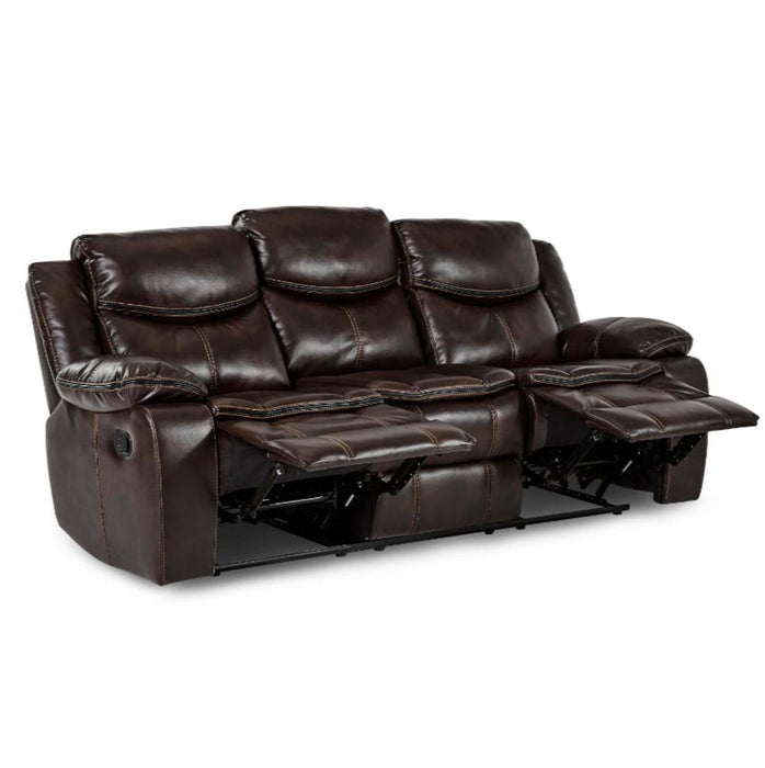 Bastrop Double Reclining Sofa in Brown 8230BRW-3 - Home Discount Furniture - NJ-linden