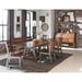 Holverson Bench w/ Back in Rustic Brown 1715-BH - Home Discount Furniture - NJ-linden