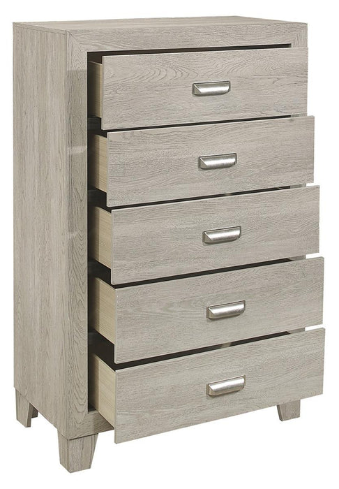 Quinby 5 Drawer Chest in Light Brown 1525-9 - Home Discount Furniture - NJ-linden