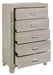 Quinby 5 Drawer Chest in Light Brown 1525-9 - Home Discount Furniture - NJ-linden