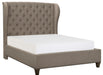 Vermillion King Upholstered Panel Bed in Gray 5442K-1EK* - Home Discount Furniture - NJ-linden