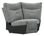 Tesoro Corner Seat in Dark Gray 9509DG-CR - Home Discount Furniture - NJ-linden