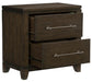 Griggs Nightstand in Dark Brown 1669-4 - Home Discount Furniture - NJ-linden