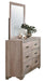 Lonan Mirror in Natural 1955-6 - Home Discount Furniture - NJ-linden