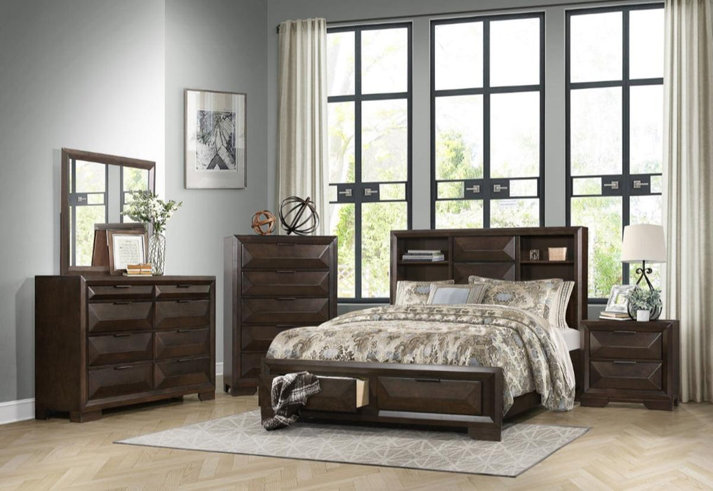 Chesky Nightstand in Warm Espresso 1753-4 - Home Discount Furniture - NJ-linden