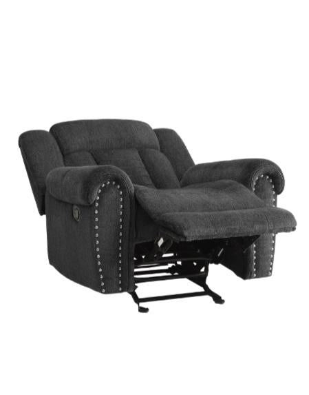 Nutmeg Glider Reclining Chair in Charcoal Gray 9901CC-1 - Home Discount Furniture - NJ-linden