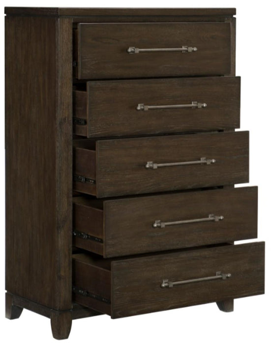 Griggs Chest in Dark Brown 1669-9 - Home Discount Furniture - NJ-linden