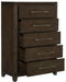 Griggs Chest in Dark Brown 1669-9 - Home Discount Furniture - NJ-linden