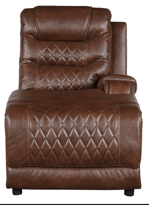 Putnam Power Right Side Reclining Chaise with USB Port in Brown 9405BR-RCPW - Home Discount Furniture - NJ-linden