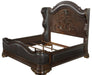 Royal Highlands Queen Upholstered Panel Bed in Rich Cherry 1603-1 - Home Discount Furniture - NJ-linden