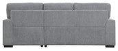 Morelia 2pc Sectional with Pull Out Bed and Right Chaise in Dark Gray 9468DG*2RC2L - Home Discount Furniture - NJ-linden