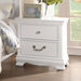 Lucida 2 Drawer Nightstand in White 2039W-4 - Home Discount Furniture - NJ-linden