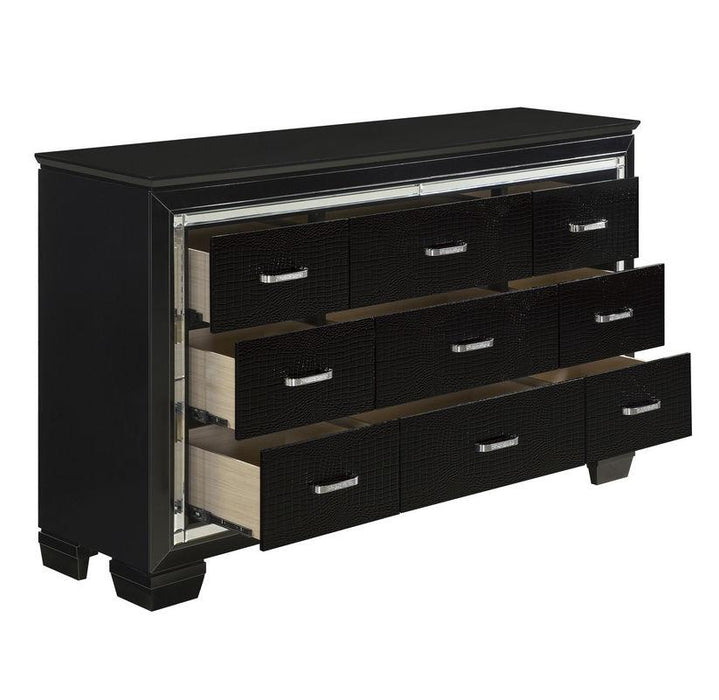 Allura Dresser in Black 1916BK-5 - Home Discount Furniture - NJ-linden