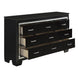 Allura Dresser in Black 1916BK-5 - Home Discount Furniture - NJ-linden