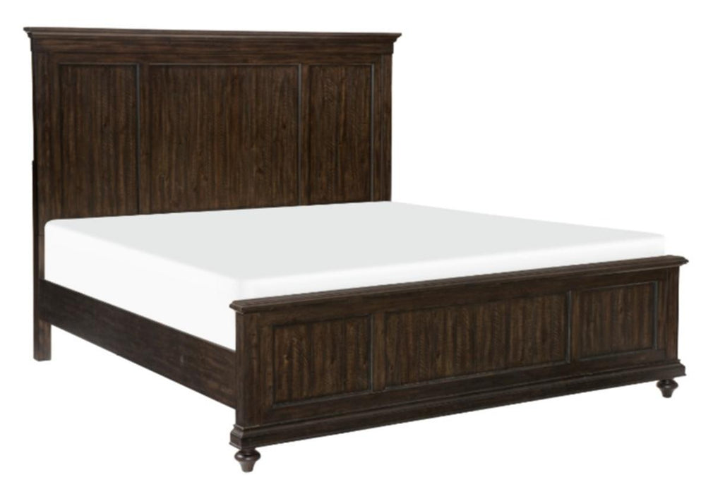 Cardona King Panel Bed in Driftwood Charcoal 1689K-1EK* - Home Discount Furniture - NJ-linden