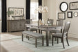Granby Dining Table in Coffee and Antique Gray 5627GY-72 - Home Discount Furniture - NJ-linden