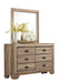 Beechnut Mirror in Natural 1904-6 - Home Discount Furniture - NJ-linden